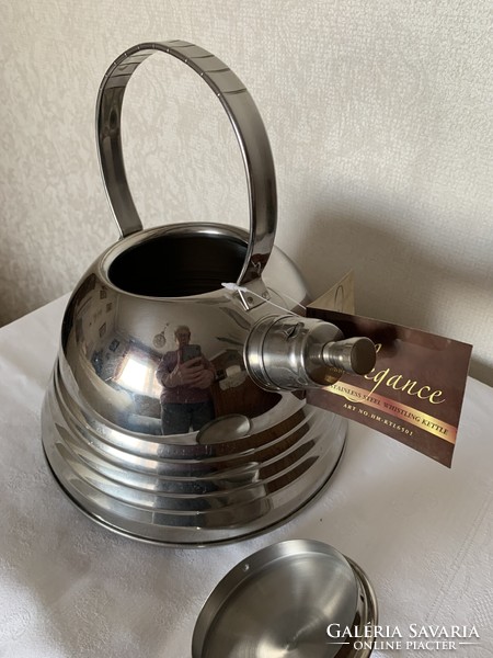 Hermann miller stainless steel teapot premium numbered teapot hm-ktl 6501 new 2.6 l