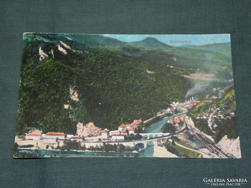 Képeslap, Postkarte, Ausztria,Steinbrück Zidani Most gél. 1917 Censorship Szlovénia