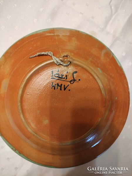 Lázi J.HMV fali tányér