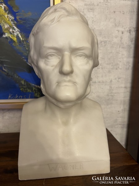 Wagner marble statue marked