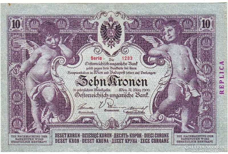 Magyarország 10 korona TERVEZET 1900