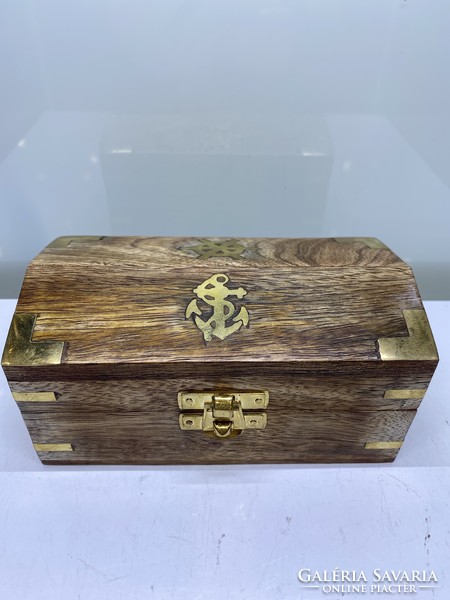 Mango wood copper box, chest