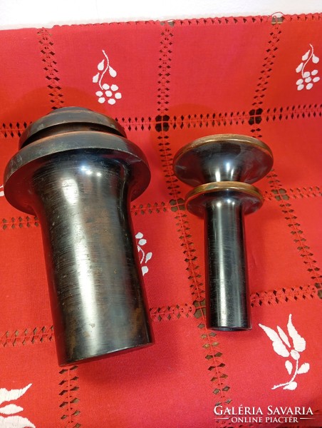 Retro industrial copper vases