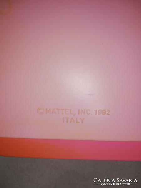 Mattel, rózsaszín babakonyha, elemes mosogatógéppel 1992