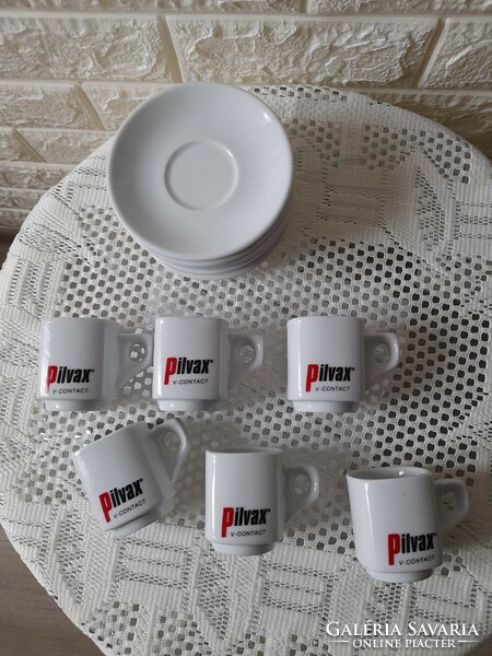 Pilvax porcelán kávés készlet
