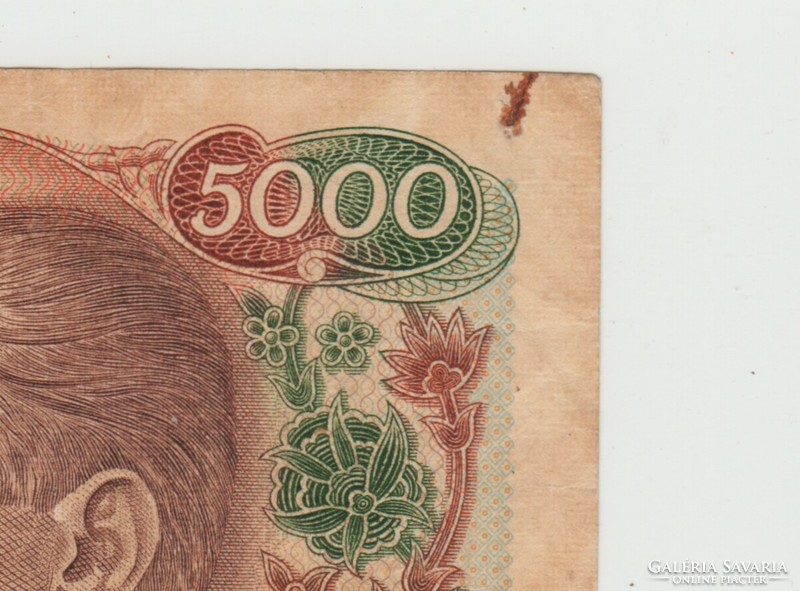 Turkish lira 5000