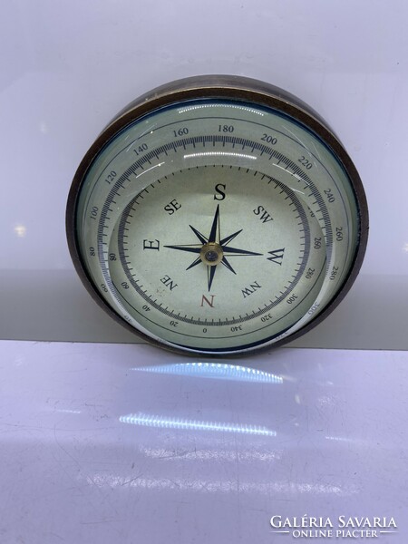 Copper convex compass