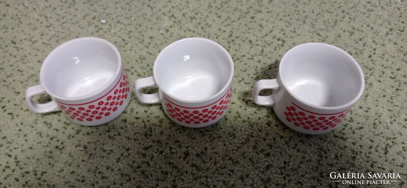 Zsolnay, retro, coffee cups. 3 Pcs.