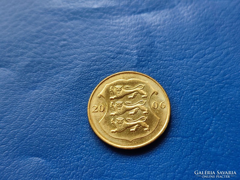 Estonia 1 kroon 2006 lion! Brass!