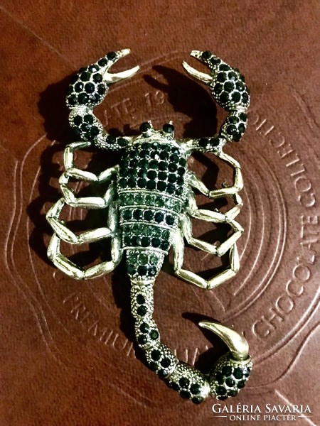 New very showy scorpion brooch