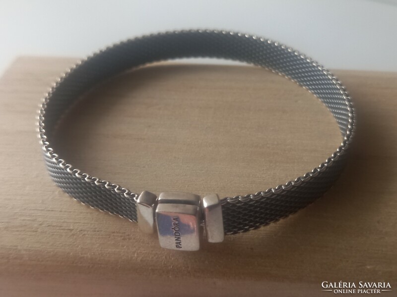 Women's pandora reflexions silver oxidized bracelet