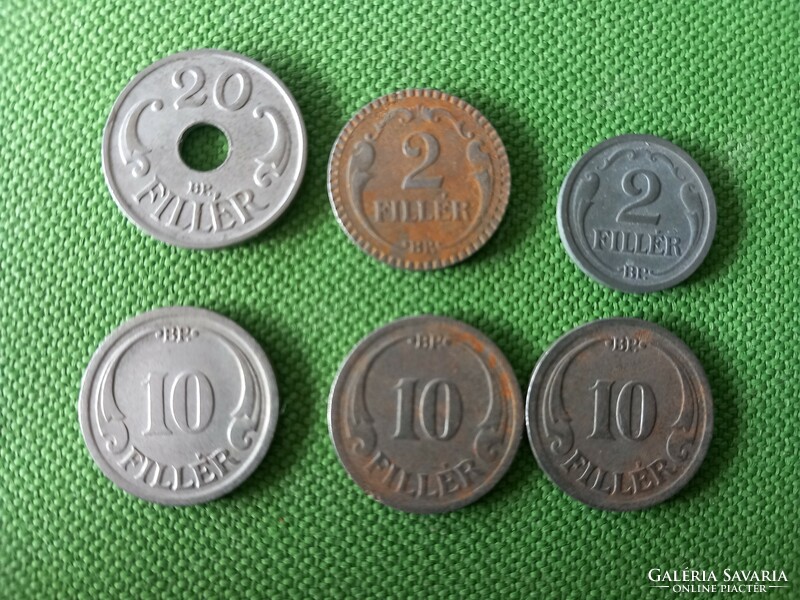 6 pennies from the 1940s