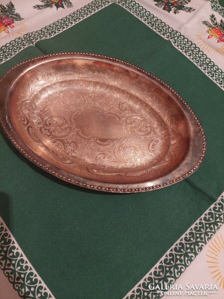 Antique silver-plated small bowl