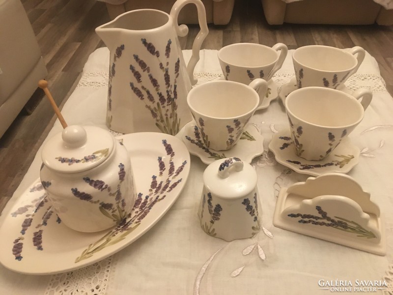 Tea set, lavender