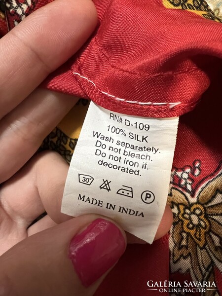 Paradise 100% silk shawl dress one size