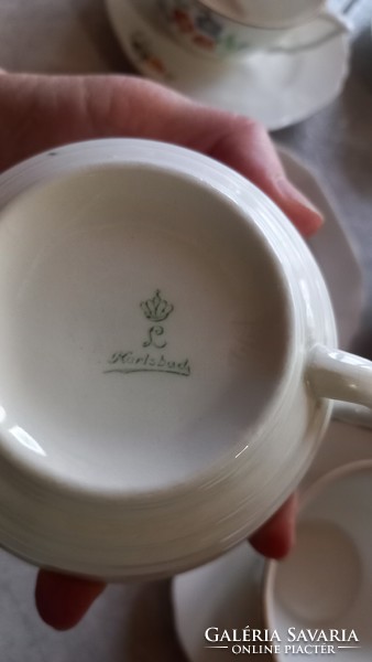 "KARLSBAD" porcelán teáskészlet ,kb 60 éves