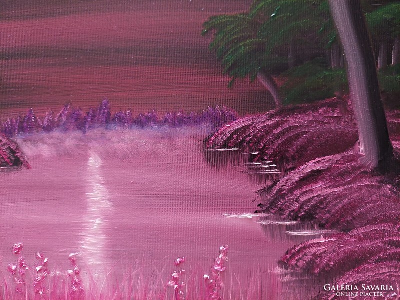Purple dream - oil painting