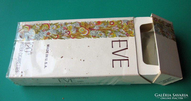 Retro –  EVE  - Konsumex   - üres cigaretta doboz