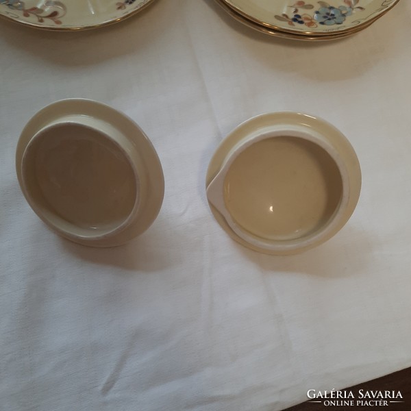 6 Personal Zsolnay tea set with a rare pattern