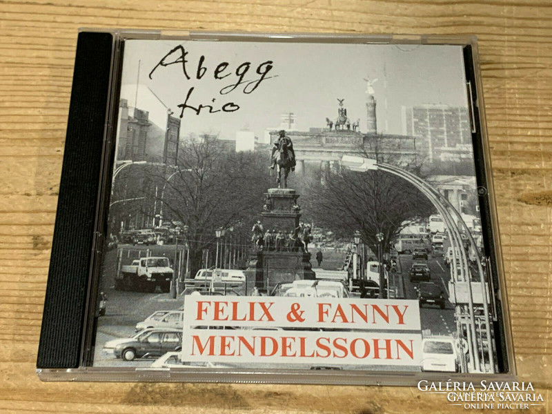 Felix & Fanny Mendelssohn zongoratrió ABEGG TRIÓ EREDETI 1994 INTERCORD CD ÚJSZERŰ