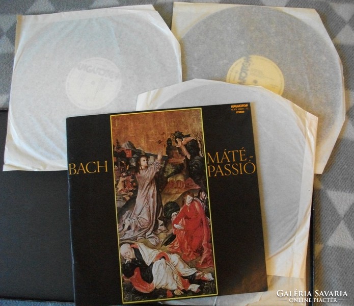 Bach j.S. Máté passion 4-piece audio disc boxed publication