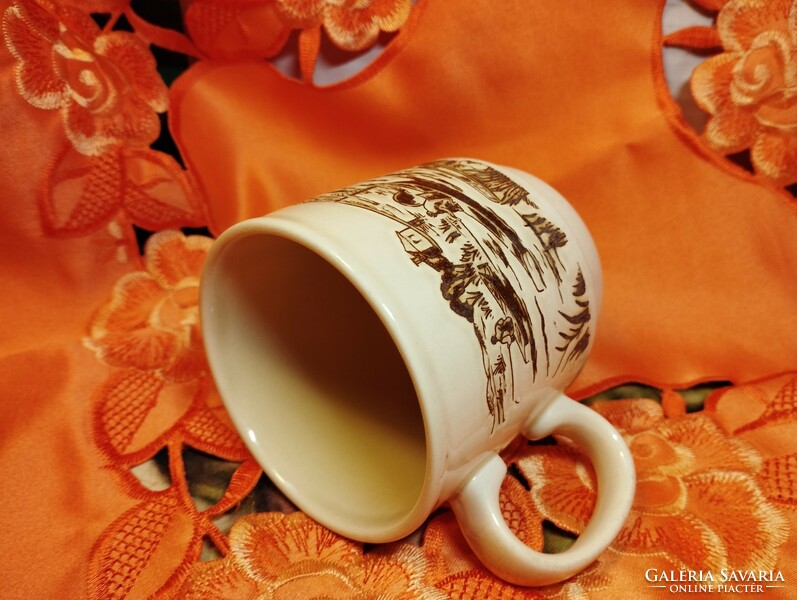 English embossed tea cup