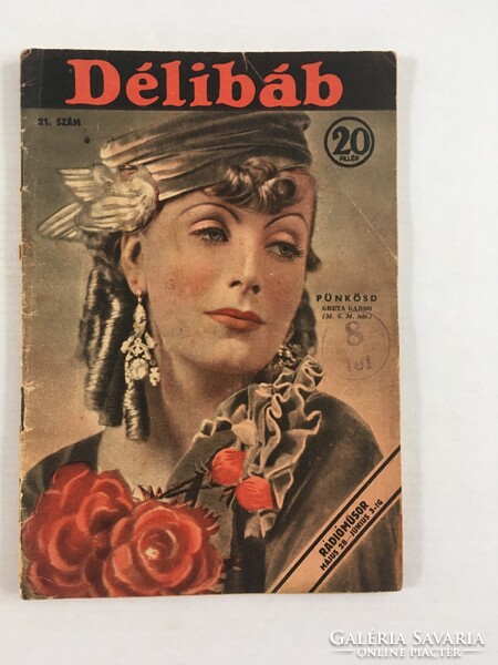 Délibáb, 1939. május 27., XIII. évfolyam 21.szám - Greta Garbo a címlapon