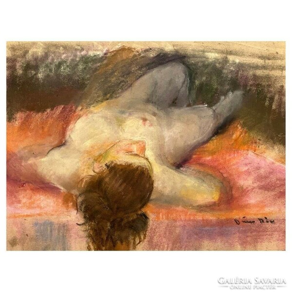 Dénes Diener (1889-1956): reclining female nude f00592