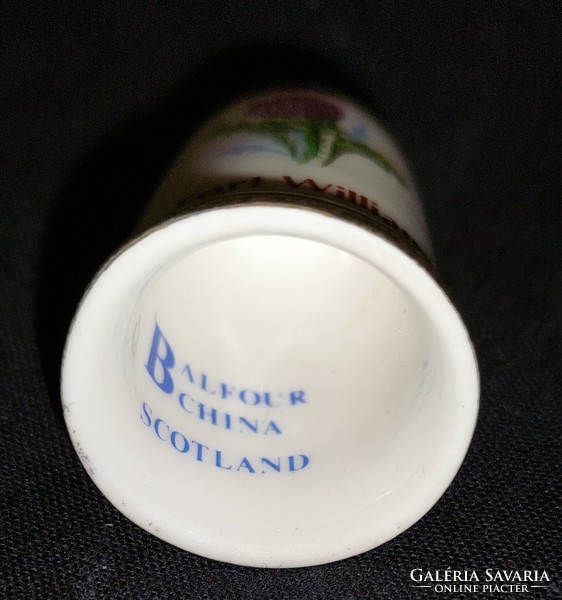 Scotland English porcelain thimble