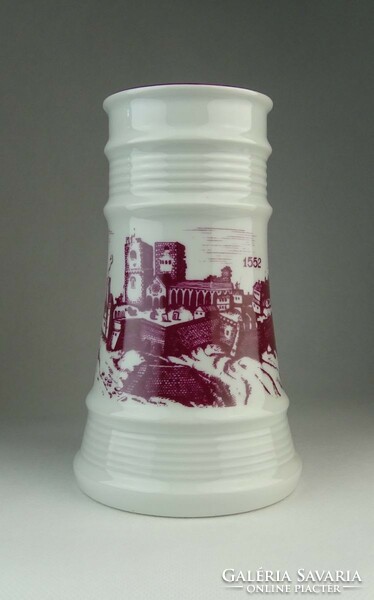 0P524 Jelezett Alföldi porcelán söröskorsó 20 cm