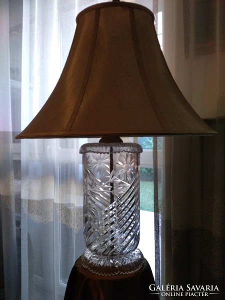 Fantastic lead crystal lamp rarity!