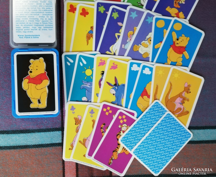 Retro Disney Fekete Péter kártyajáték - Micimackó -
