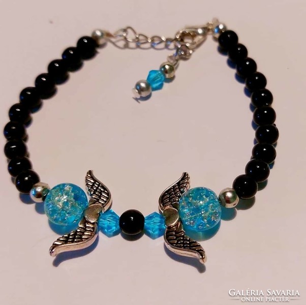 Women's blue angel bracelet