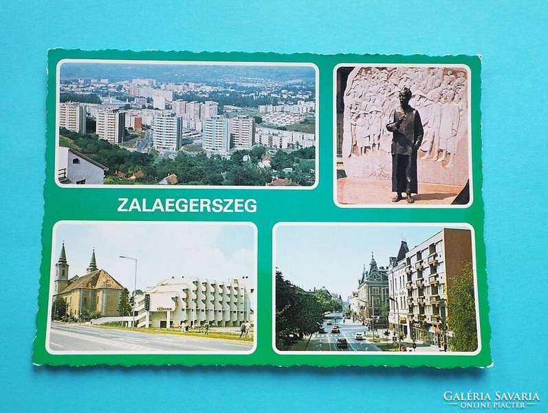 Postcard (11) - Zalaegerszeg mosaic, 1980s