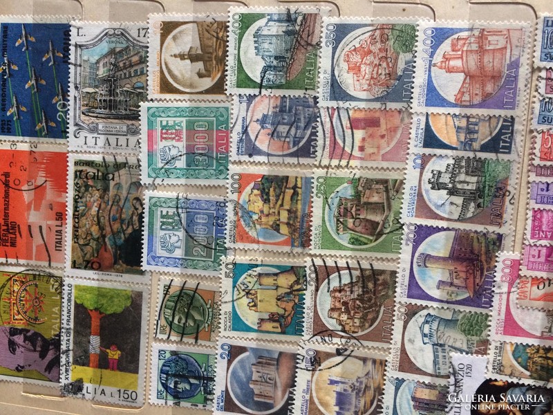 Italy, Portugal and colonies 1863-1988 approx. 400 stamps in a stamp album