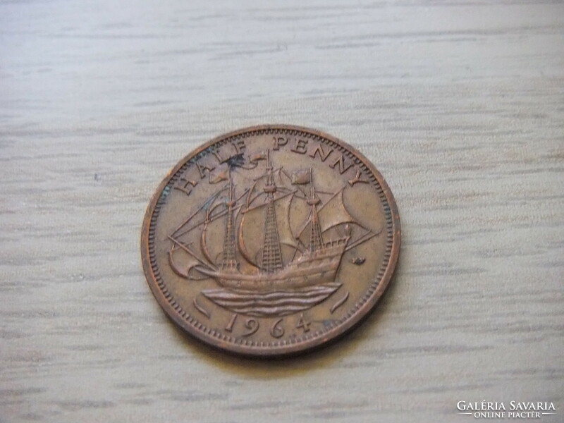 1/2  Penny   1964     Anglia