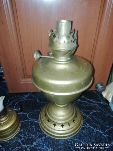 From the collection of Budapest lamp factory petroleum lamp 155. In the condition shown in the pictures