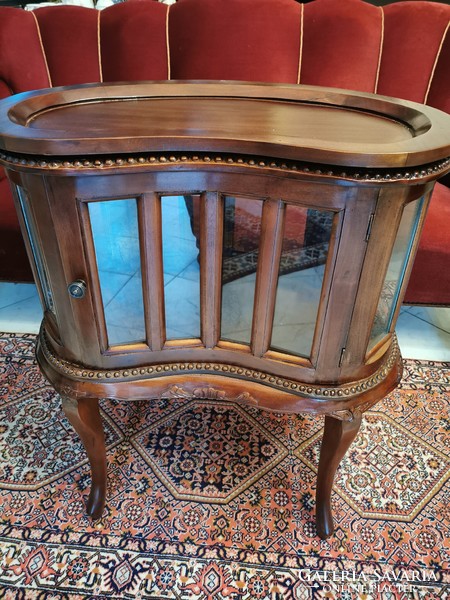 Mahogany bar cabinet (pair)