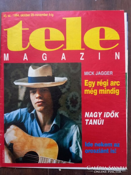Tele Magazin 1994. október 29. - november 4. Címlapon Mick Jagger