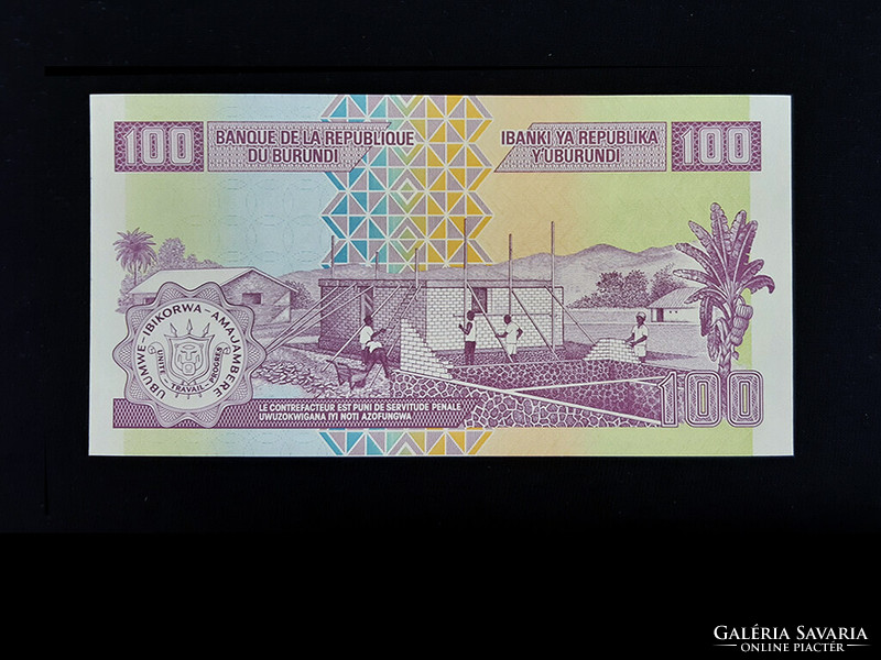 Unc - 100 francs - 2011 - Burundi (rare!)