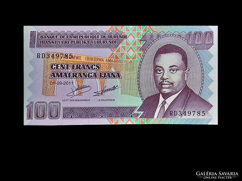 Unc - 100 francs - 2011 - Burundi (rare!)