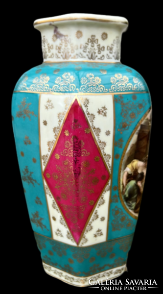 Antik Altwien porcelán váza