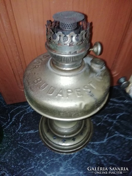 2 kerosene lamps 155 from the Budapest lamp factory collection. In the condition shown in the pictures