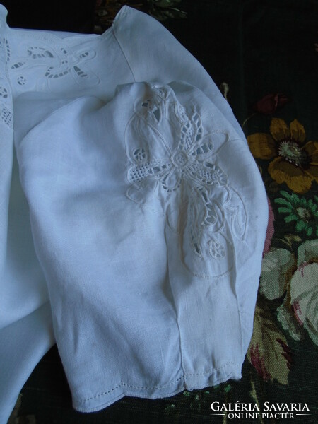 Hand-embroidered cotton women's blouse. Bust 50 cm.