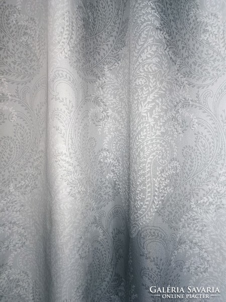 Gray patterned cotton satin shade 3 pcs.