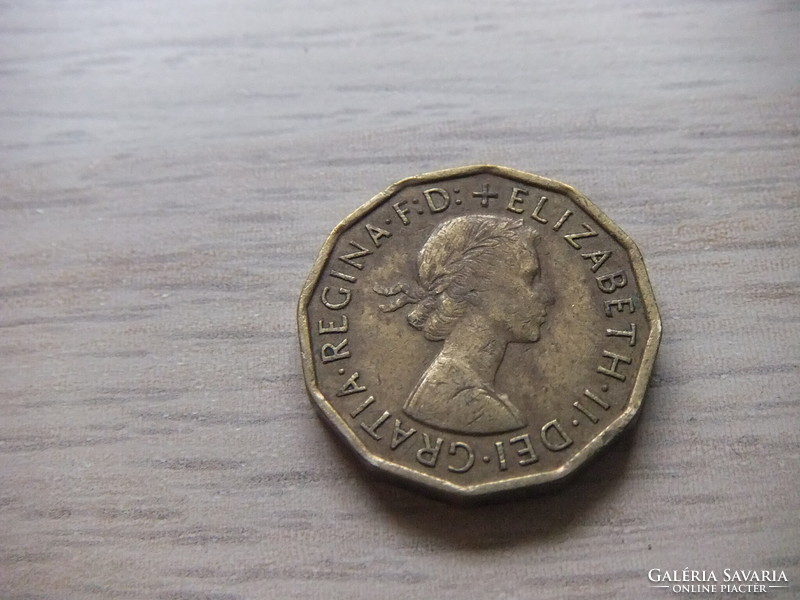 3 Penny 1960 England