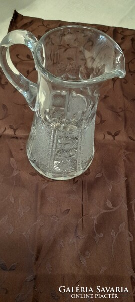 Gyönyörű ólomkristály vizes, limonádés,kancsó 25 cm