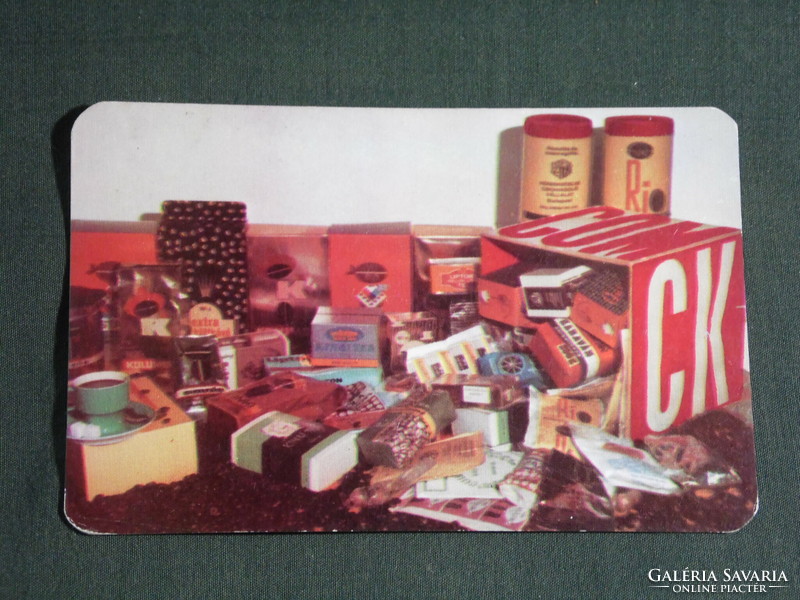Card calendar, compack packaging company, coffee and tea product packaging, 1975, (5)