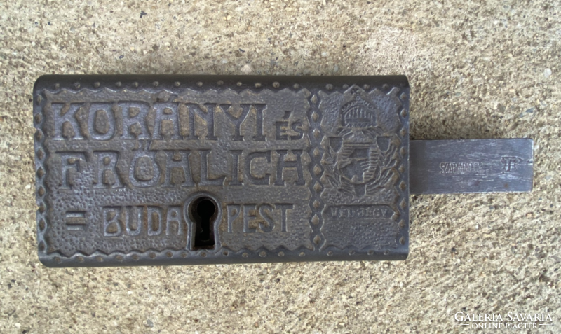 Korányi and frőchlich - cast iron shutter lock