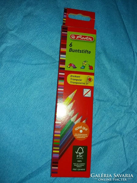 Brand new berlitz tip breaking safe triangular colored pencil set as shown in the pictures